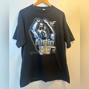 Vintage 1996 or 1998 WWF Stone Cold Steve Austin 3:16 black tee